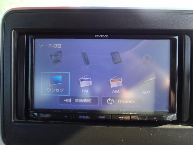 スペーシア ハイブリッドＧ　ワンオーナー　社外ナビ　ワンセグＴＶ　被害軽減ブレーキ　ソナー　ドラレコ　ＥＴＣ　スマートキー２本（10枚目）