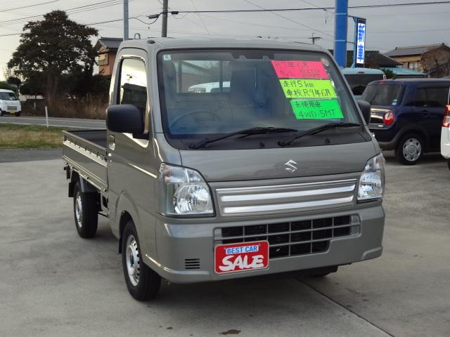 キャリイトラック ＫＣエアコン・パワステ農繁仕様　届出済未使用車　セーフティサポート　４ＷＤ　Ｈｉ／Ｌｏ切り替え　デフロック　５速マニュアル　４枚リーフスプリング　リヤソナー　パワーウインドー　キーレス（6枚目）