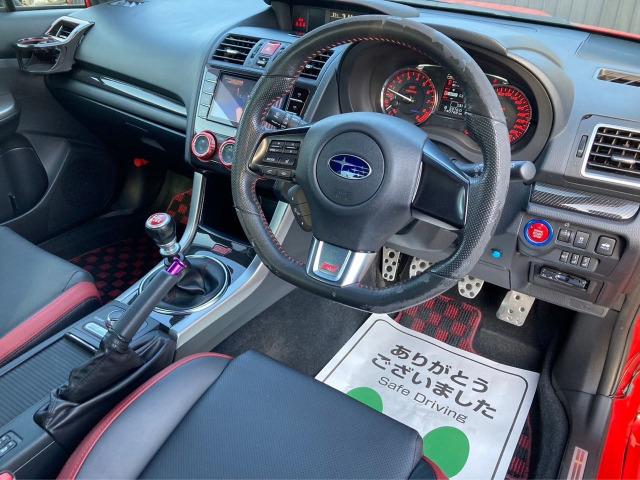 ＷＲＸ ＳＴＩ ＳＴＩ　タイプＳ　純正レッド　マニュアル（14枚目）