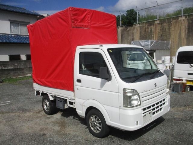 キャリイトラック ＫＣエアコン・パワステ　幌　サイドコンパネ・扉付き（26枚目）