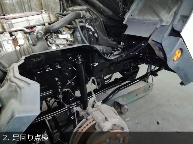 　高所作業車　架装メーカーアイチコーポレーション　１２ｍ　電工仕様　稼働時間６，１２９時間　排気量４，８９０ｃｃ　１５０馬力　５速ＭＴ　走行距離４９，０００ｋｍ　取扱説明書付　型式ＸＺＵ３０１Ｅ(25枚目)