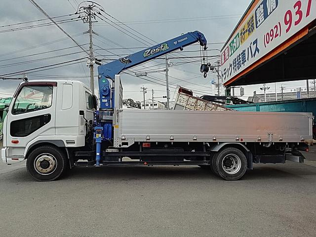 ファイター 　増々トン　７．２ｔ　３段クレーン付　ラジコン　アオリ／３方開　アルミ　ボディ／完成車　ネタ／木　セイコーラック／２個　工具箱／２個（6枚目）