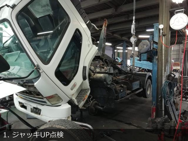 ファイター 　増々トン　７．２ｔ　３段クレーン付　ラジコン　アオリ／３方開　アルミ　ボディ／完成車　ネタ／木　セイコーラック／２個　工具箱／２個（50枚目）