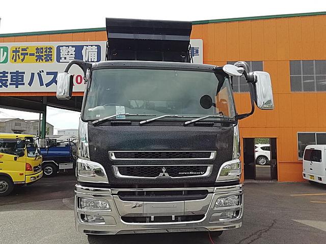 スーパーグレート  8.9t ダンプ ボディ架装/完成車 電動シートあり 荷台材質仕様/デッキ6.0mm サイド4.5mm テール4.5mm 鳥居4.5mm(2枚目)