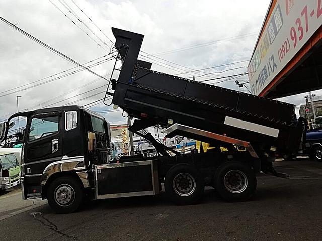 スーパーグレート  8.9t ダンプ ボディ架装/完成車 電動シートあり 荷台材質仕様/デッキ6.0mm サイド4.5mm テール4.5mm 鳥居4.5mm(9枚目)