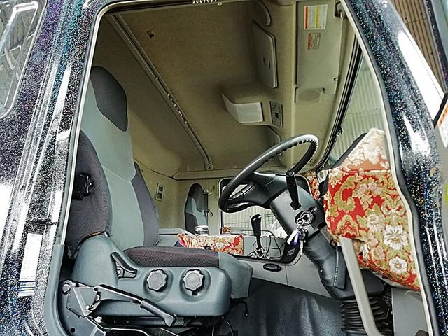 スーパーグレート  8.9t ダンプ ボディ架装/完成車 電動シートあり 荷台材質仕様/デッキ6.0mm サイド4.5mm テール4.5mm 鳥居4.5mm(32枚目)