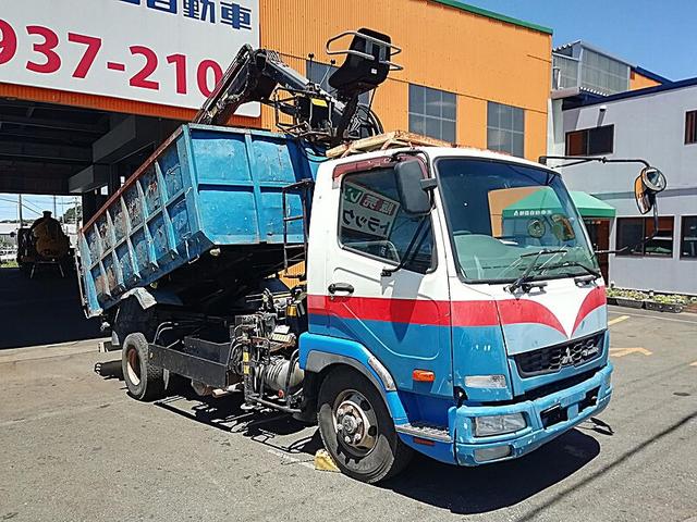 ファイター 1.75t ヒアブ付ダンプ トップシート付 ボディ架装/完成車 土砂禁ダンプ 片開き(5枚目)