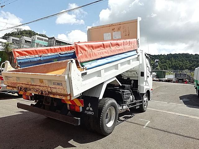 ファイター 3.15t ダンプ ボディ架装/完成車 手動シートあり ボディ高/低床 荷台材質仕様/デッキ4.5mm サイド3.2mm テール3.2mm 鳥居3.2mm SS材(3枚目)