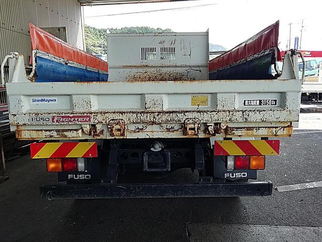 ファイター 3.15t ダンプ ボディ架装/完成車 手動シートあり ボディ高/低床 荷台材質仕様/デッキ4.5mm サイド3.2mm テール3.2mm 鳥居3.2mm SS材(18枚目)