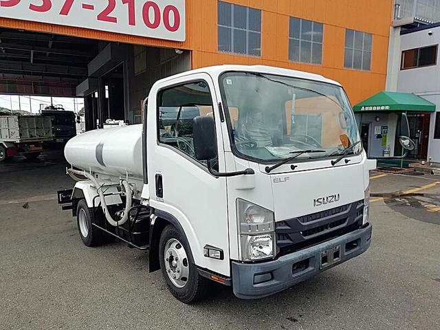 エルフトラック 4t 前後散水車 PTO式 内容量/4000リットル 品名/水 部屋/1室 吸引方式/PTO式(5枚目)