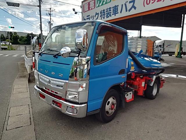 キャンター 1800リットル バキューム車 内容量/1800リットル 品名/糞尿 コードリール付 付属ホースあり 部屋/1室 吸引方式/PTO式(3枚目)