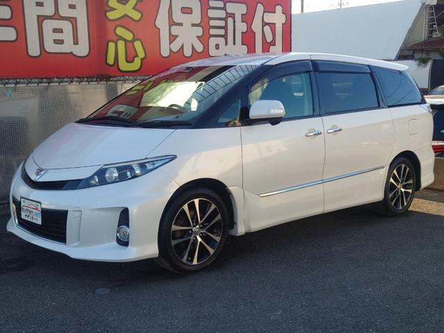 エスティマ アエラス　プレミアムエディション　後席モニター　ブルーレイ再生　ＥＴＣ　バックカメラ　ナビ　ＴＶ　オートクルーズコントロール　両側電動スライドドア　オートライト　ＨＩＤ　スマートキー　ウォークスルー　パワーシート　オットマン（13枚目）