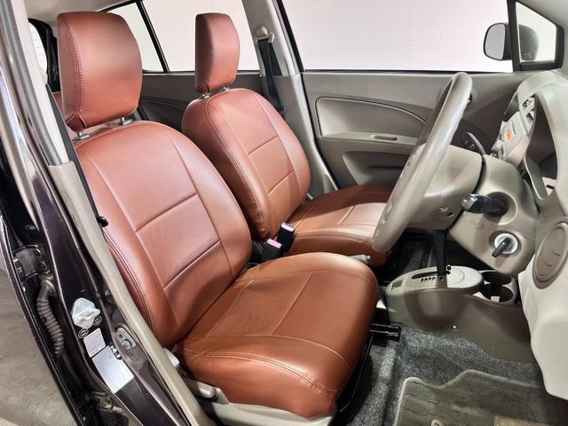 キャロルエコ ＥＣＯ－Ｌ　１年保証　後期　アイドリングストップ　キャメルレザーシートカバー　ＣＤオーディオ　ＣＤ　ＥＴＣ　キーレス　フルフラットシート　マニュアルエアコン　レベライザー　取説　記録簿　タイミングチェーン（14枚目）