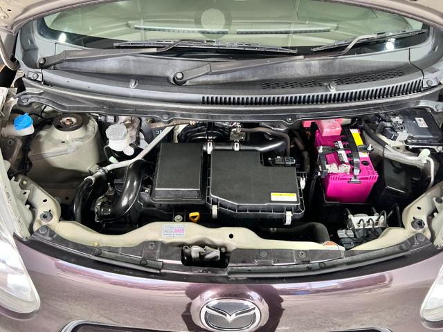 キャロルエコ ＥＣＯ－Ｌ　１年保証　後期　アイドリングストップ　キャメルレザーシートカバー　ＣＤオーディオ　ＣＤ　ＥＴＣ　キーレス　フルフラットシート　マニュアルエアコン　レベライザー　取説　記録簿　タイミングチェーン（20枚目）