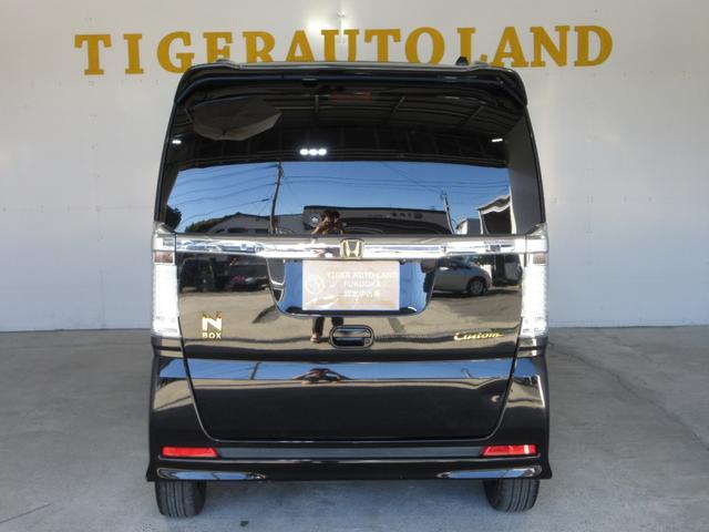N-BOXカスタム G SSパッケージ 1年保証 両側パワスラ アイドリングストップ スマートキー プッシュスタート メモリーナビ フルセグ DVD CD Mサーバー Bluetooth バックカメラ ETC HID フォグ 14AW(8枚目)