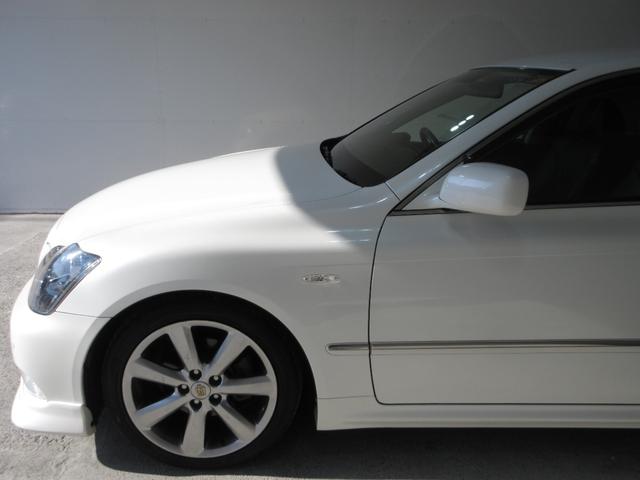 クラウン アスリート プレミアムエディション 後期 車高調 社外マフラー スマートキー プッシュスタート HDDナビ フルセグ CD Mサーバー バックカメラ ETC クルコン HID フォグ パワーシート ソナー 取説 18AW Tチェーン(5枚目)