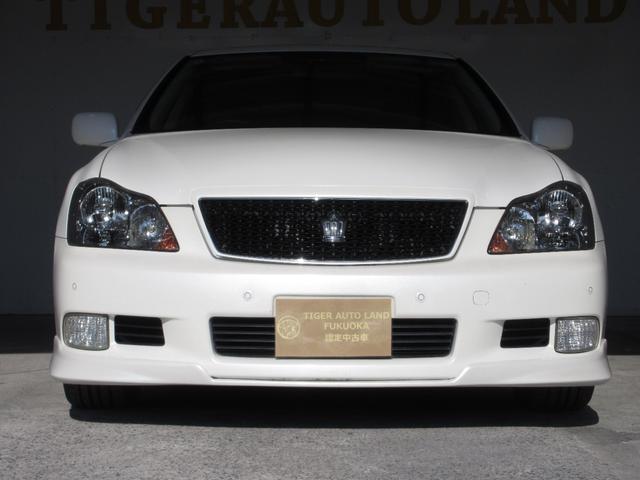 クラウン アスリート プレミアムエディション 後期 車高調 社外マフラー スマートキー プッシュスタート HDDナビ フルセグ CD Mサーバー バックカメラ ETC クルコン HID フォグ パワーシート ソナー 取説 18AW Tチェーン(63枚目)