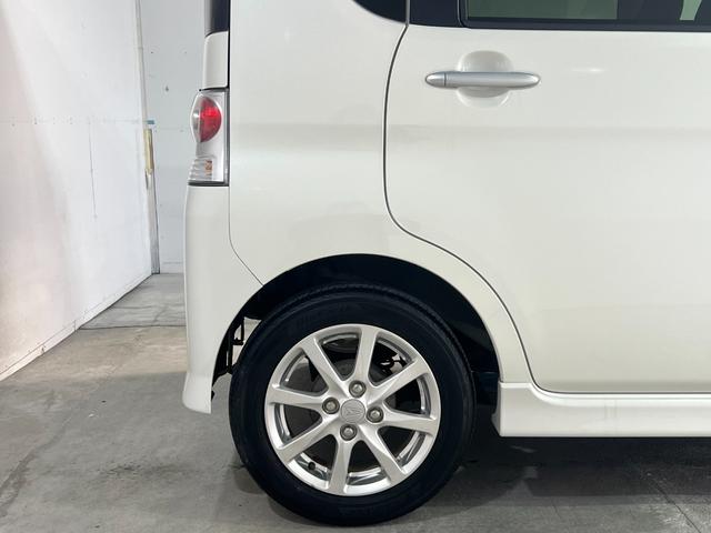 タント カスタムＸ　１年保証　後期　パワースライドドア　スマートキー　ＳＤナビ　フルセグ　ＤＶＤ　ＣＤ　Ｍサーバー　Ｂｌｕｅｔｏｏｔｈ　ＨＩＤ　フォグ　ベンチシート　ドラレコ　取説　１４ＡＷ　Ｔチェーン（27枚目）