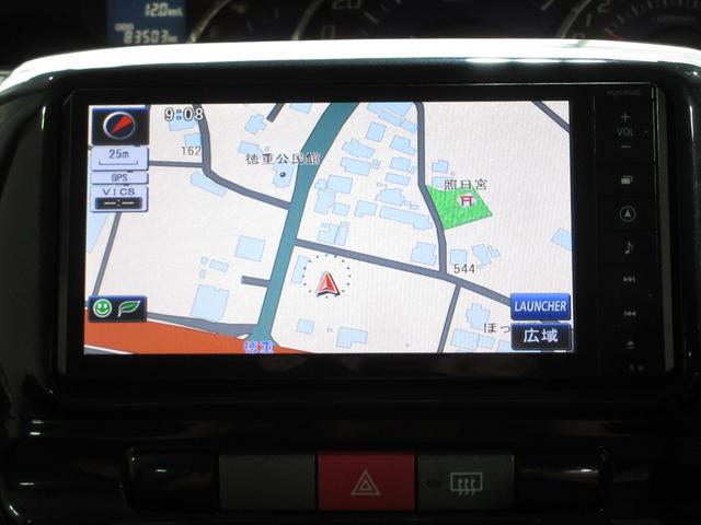 タント カスタムX 1年保証 後期 パワースライドドア アイドリングストップ スマートキー SDナビ フルセグ DVD CD Mサーバー Bluetooth ETC HID フォグ ベンチシート 取説 14AW(19枚目)