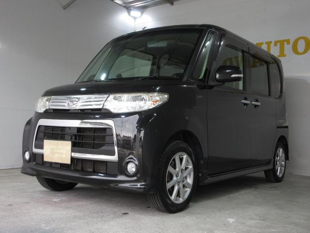 タント カスタムX 1年保証 後期 パワースライドドア アイドリングストップ スマートキー SDナビ フルセグ DVD CD Mサーバー Bluetooth ETC HID フォグ ベンチシート 取説 14AW(38枚目)