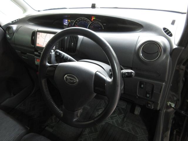 タント カスタムX 1年保証 後期 パワースライドドア アイドリングストップ スマートキー SDナビ フルセグ DVD CD Mサーバー Bluetooth ETC HID フォグ ベンチシート 取説 14AW(42枚目)