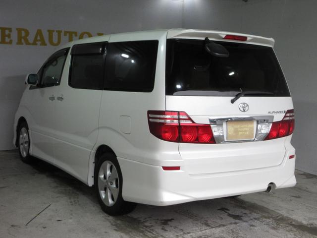 アルファードＧ ＡＳ　プライムセレクションＩＩ　後期　ハーフレザーシート　両側パワスラ　キーレス　ＨＤＤナビ　フルセグ　ＤＶＤ　ＣＤ　Ｍサーバー　バックカメラ　ＥＴＣ　フリップダウンモニター　ＨＩＤ　フォグ　取説　記録簿　１７ＡＷ　Ｔチェーン（7枚目）