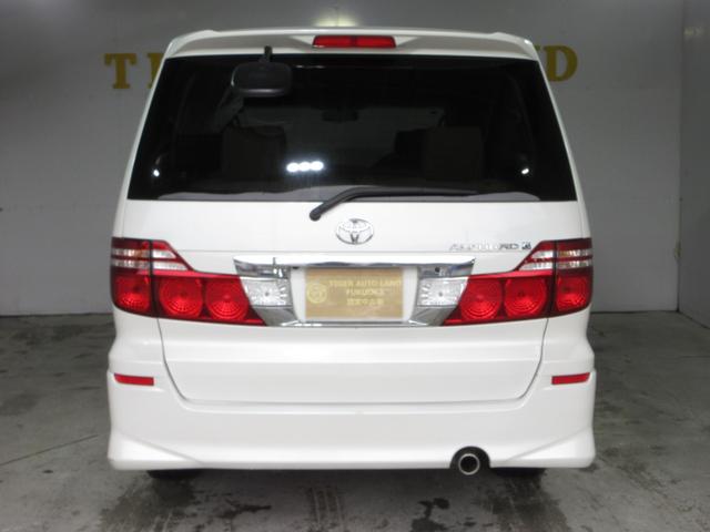 アルファードＧ ＡＳ　プライムセレクションＩＩ　後期　ハーフレザーシート　両側パワスラ　キーレス　ＨＤＤナビ　フルセグ　ＤＶＤ　ＣＤ　Ｍサーバー　バックカメラ　ＥＴＣ　フリップダウンモニター　ＨＩＤ　フォグ　取説　記録簿　１７ＡＷ　Ｔチェーン（8枚目）