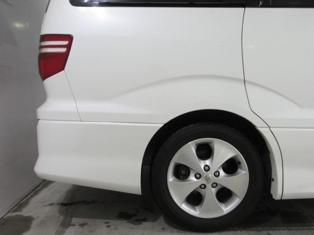 アルファードＧ ＡＳ　プライムセレクションＩＩ　後期　ハーフレザーシート　両側パワスラ　キーレス　ＨＤＤナビ　フルセグ　ＤＶＤ　ＣＤ　Ｍサーバー　バックカメラ　ＥＴＣ　フリップダウンモニター　ＨＩＤ　フォグ　取説　記録簿　１７ＡＷ　Ｔチェーン（27枚目）