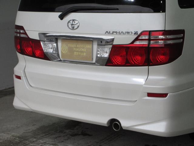 アルファードＧ ＡＳ　プライムセレクションＩＩ　後期　ハーフレザーシート　両側パワスラ　キーレス　ＨＤＤナビ　フルセグ　ＤＶＤ　ＣＤ　Ｍサーバー　バックカメラ　ＥＴＣ　フリップダウンモニター　ＨＩＤ　フォグ　取説　記録簿　１７ＡＷ　Ｔチェーン（29枚目）