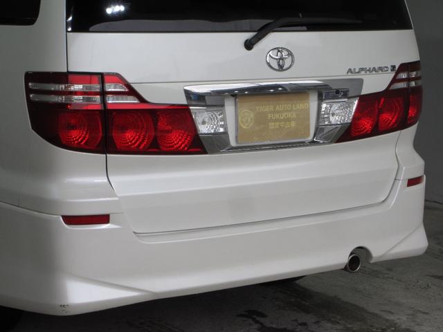 アルファードＧ ＡＳ　プライムセレクションＩＩ　後期　ハーフレザーシート　両側パワスラ　キーレス　ＨＤＤナビ　フルセグ　ＤＶＤ　ＣＤ　Ｍサーバー　バックカメラ　ＥＴＣ　フリップダウンモニター　ＨＩＤ　フォグ　取説　記録簿　１７ＡＷ　Ｔチェーン（30枚目）