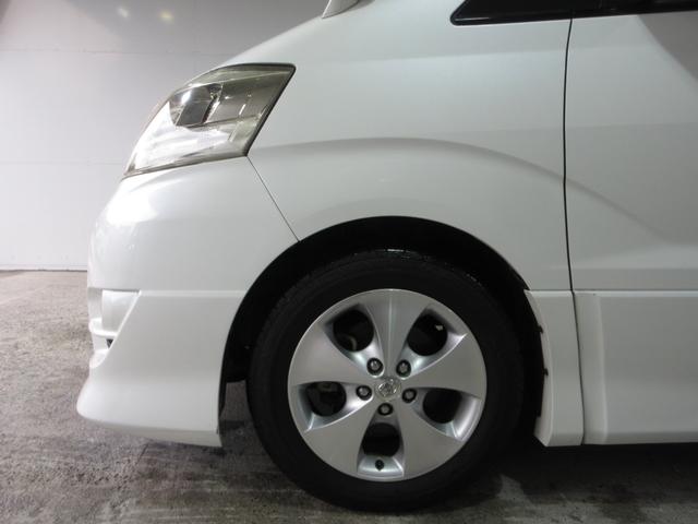 アルファードＧ ＡＳ　プライムセレクションＩＩ　後期　ハーフレザーシート　両側パワスラ　キーレス　ＨＤＤナビ　フルセグ　ＤＶＤ　ＣＤ　Ｍサーバー　バックカメラ　ＥＴＣ　フリップダウンモニター　ＨＩＤ　フォグ　取説　記録簿　１７ＡＷ　Ｔチェーン（36枚目）