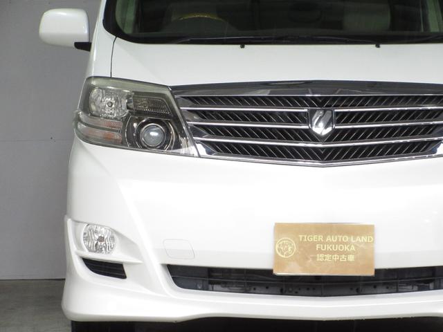 アルファードＧ ＡＳ　プライムセレクションＩＩ　後期　ハーフレザーシート　両側パワスラ　キーレス　ＨＤＤナビ　フルセグ　ＤＶＤ　ＣＤ　Ｍサーバー　バックカメラ　ＥＴＣ　フリップダウンモニター　ＨＩＤ　フォグ　取説　記録簿　１７ＡＷ　Ｔチェーン（62枚目）