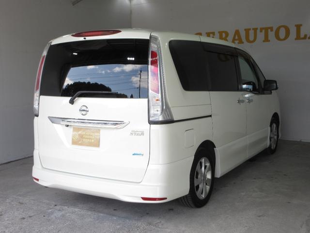 セレナ ハイウェイスター　Ｖセレクション　１年保証　アイドリングストップ　両側パワスラ　インテリキー　プッシュスタート　ＳＤナビ　フルセグ　ＤＶＤ　ＣＤ　Ｍサーバー　Ｂｌｕｅｔｏｏｔｈ　バックカメラ　ＥＴＣ　クルコン　ＨＩＤ　フォグ　１６ＡＷ（9枚目）