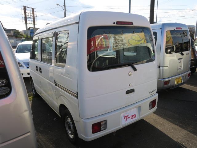 エブリイ ＰＡ　インパネオートマ車　エアコン　パワーステアリング　Ｗエアバッグ　ヘッドライトレベライザー　　ラジオ　両側スライドドア　修復歴無し（4枚目）