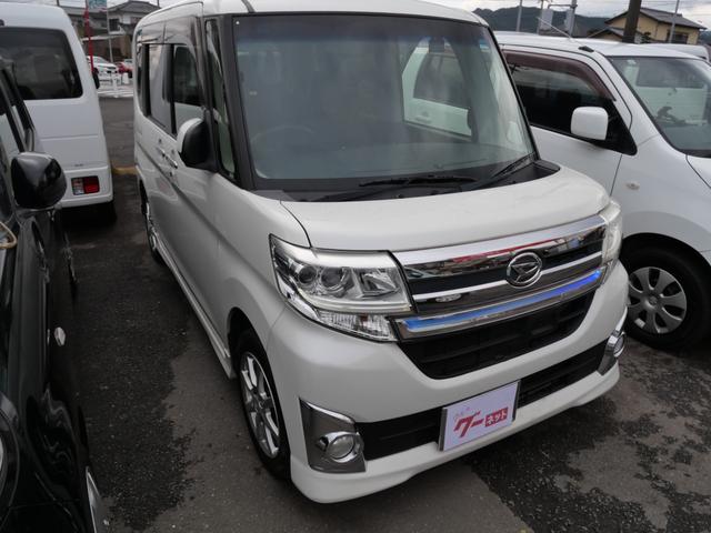 タント カスタムX トップエディションSA 左側電動スライドドア スマートキー プッシュスタート トラクションコントロール ETC ナビ バックモニター フルセグ ドライブレコーダー(4枚目)