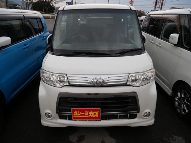 タント カスタムＸ　スマートキー　ナビ　フルセグ　左側電動スライドドア　ＥＴＣ　オートエアコン　プライバシーガラス　セキュリティ　電動格納ミラー（3枚目）