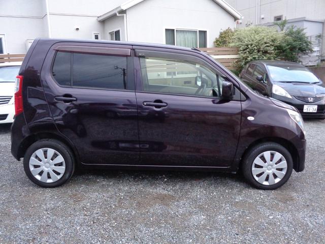 ワゴンR FX 禁煙車 ワンセグナビ バックモニター CD DVD キーレス ベンチシート キーレス アイドリングストップ ボディ磨き済 ルームクリーニング済(3枚目)