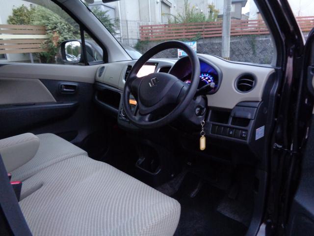 ワゴンR FX 禁煙車 ワンセグナビ バックモニター CD DVD キーレス ベンチシート キーレス アイドリングストップ ボディ磨き済 ルームクリーニング済(39枚目)