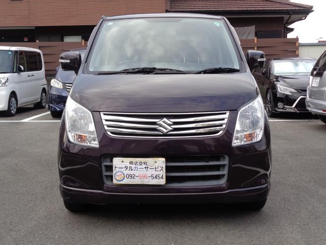 ワゴンＲ ＦＸリミテッド　プッシュスタート　スマートキー　Ｈライト研磨コーティング済　１４インチアルミホイール　エアロ　ベンチシート　ドリンクホルダー（2枚目）