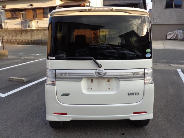 タント カスタムXスペシャル 後期 14インチアルミホイール スマートキー HID フォグランプ 左自動スライドドア キーフリー アイドリングストップ オートエアコン Hライトコーティング シート清掃済(6枚目)