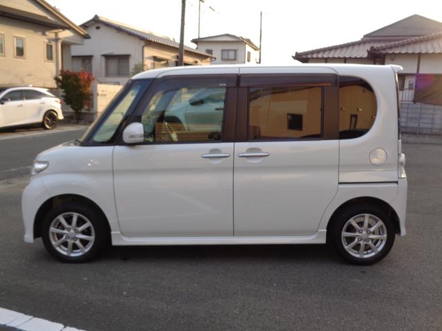 タント カスタムXスペシャル 後期 14インチアルミホイール スマートキー HID フォグランプ 左自動スライドドア キーフリー アイドリングストップ オートエアコン Hライトコーティング シート清掃済(8枚目)