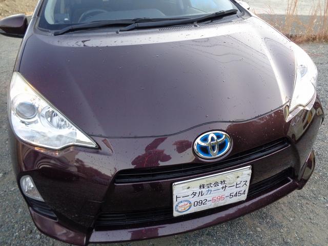 アクア Ｇ　ワンオーナー・禁煙車・フルセグナビ・ＤＶＤ再生・ＥＴＣ・スマートキー・ドライブレコーダー前後・アームレスト・オートライト（3枚目）