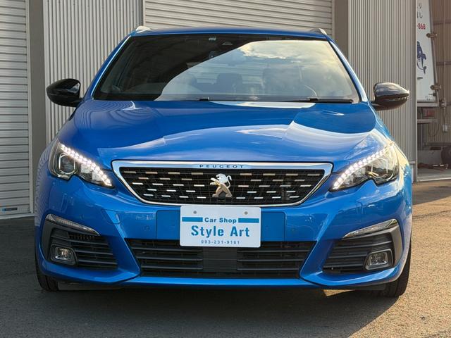 308 SW GT ブルーHDi TV youtube再生 carplay ビルシュタイン車高調 社外18インチアルミホイール パワーバックドア スマートキー プッシュスタート(2枚目)