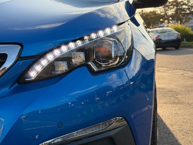 308 SW GT ブルーHDi TV youtube再生 carplay ビルシュタイン車高調 社外18インチアルミホイール パワーバックドア スマートキー プッシュスタート(15枚目)