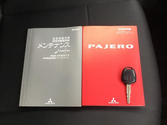 パジェロ ロング　ＧＲ　社外ワンセグナビ　ＥＴＣ　４ＷＤ　盗難防止システム　キーレスエントリー　３列シート　オートエアコン　アルミ（64枚目）