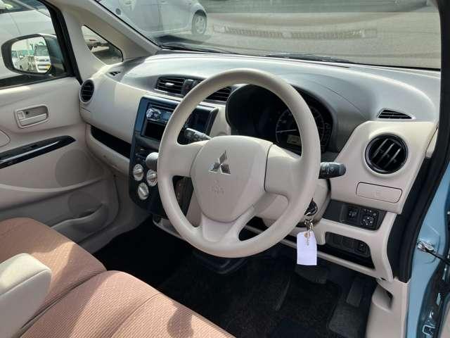 eKワゴン E オーディオ キーレス シートヒーター ベ 整備記録簿 WAB PS PW 運転席側シートヒーター キーレスキー ベンチシート ABS AC エアバック(13枚目)