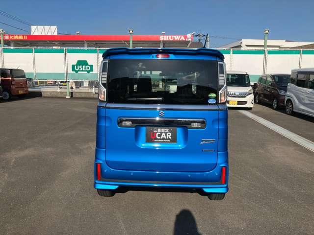 スペーシアカスタム ハイブリッドＸＳ　両側電動スライドドア　両側パワ－スライドドア　スマキー　ソナー　キーレスエントリー　アイドルストップ　シートＨ　フルフラットシート　オートエアコン　ベンチシート　サイドエアバッグ　アルミホイール　ＰＳ（8枚目）