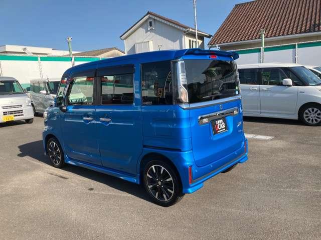 スペーシアカスタム ハイブリッドＸＳ　両側電動スライドドア　両側パワ－スライドドア　スマキー　ソナー　キーレスエントリー　アイドルストップ　シートＨ　フルフラットシート　オートエアコン　ベンチシート　サイドエアバッグ　アルミホイール　ＰＳ（9枚目）