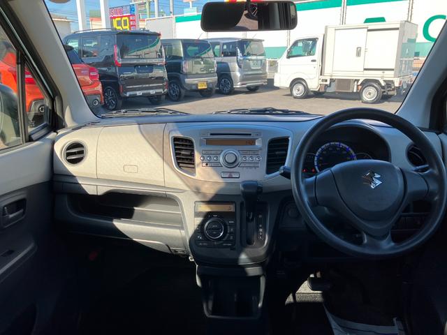 ワゴンR FX CDオーディオ付 シ-トヒ-タ- Aストップ 盗難防止 AUTOエアコン Wエアバッグ キーレス ABS エアバック パワーウィンド ベンチ パワステ(53枚目)