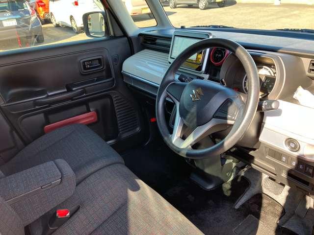 スペーシア ハイブリッドX ナビゲーション付・衝突被害軽減ブレーキ・ デュアルセンサーブレーキS 両側パワードア コーナーセンサ スマートエントリー シ-トヒ-タ- i-stop フリーキー イモビライザー サイドエアバック(18枚目)